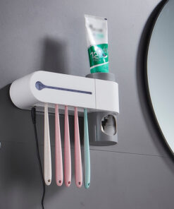 Alternative view of Toothbrush Holder With UV Sterilizer