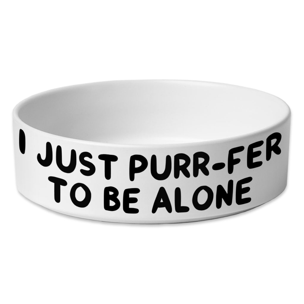 Cute Funny Pet Bowl - Creative Dog Bowl - Printed Pet Food Bowl