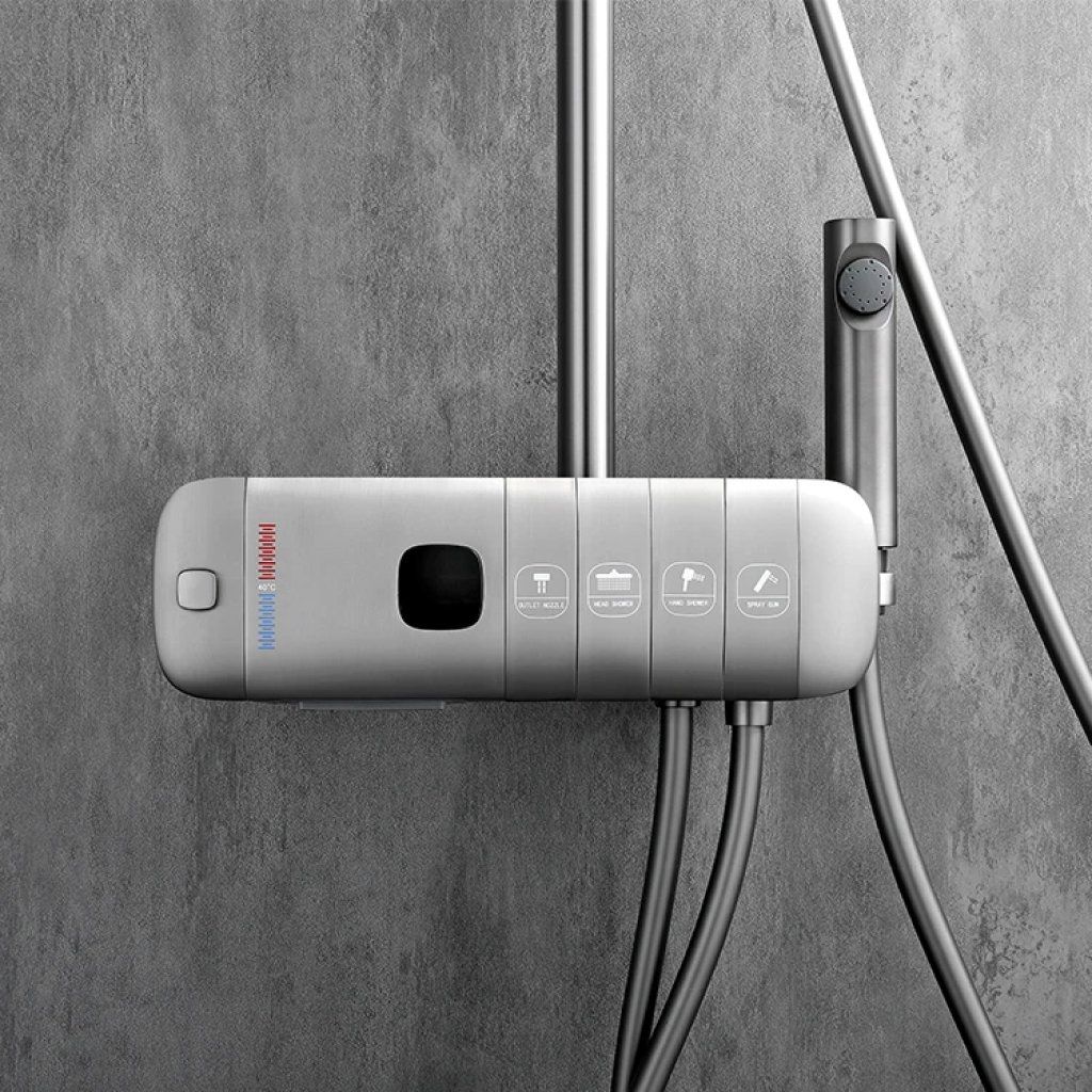 Luxury LED Thermostatic Rain Shower System - Image 6