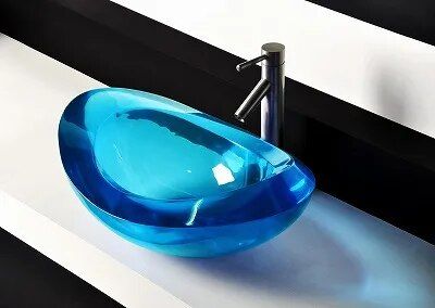 Elegant Oval Resin Wash Basin – Vibrant Countertop Sink for Modern Bathrooms - Image 5