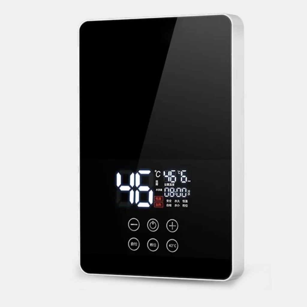 Electric Instant Hot Water Heater 6000W/7000W - Tankless Boiler with Digital Thermostat for Bathroom and Kitchen