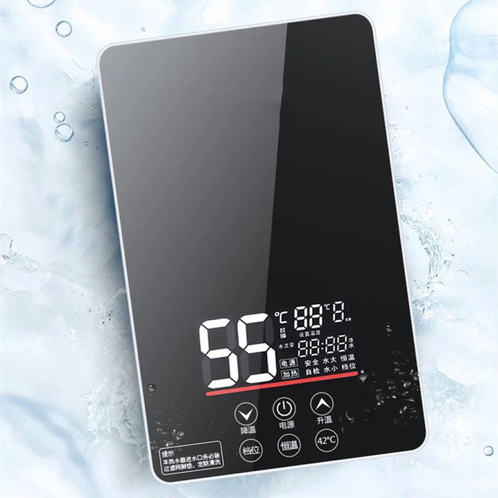 Electric Instant Hot Water Heater 6000W/7000W - Tankless Boiler with Digital Thermostat for Bathroom and Kitchen - Image 6